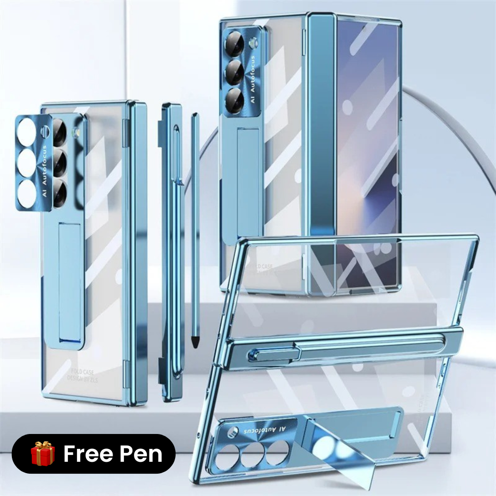Transparent Kickstand Full Protection Case For Z Fold 6/5/4 Series