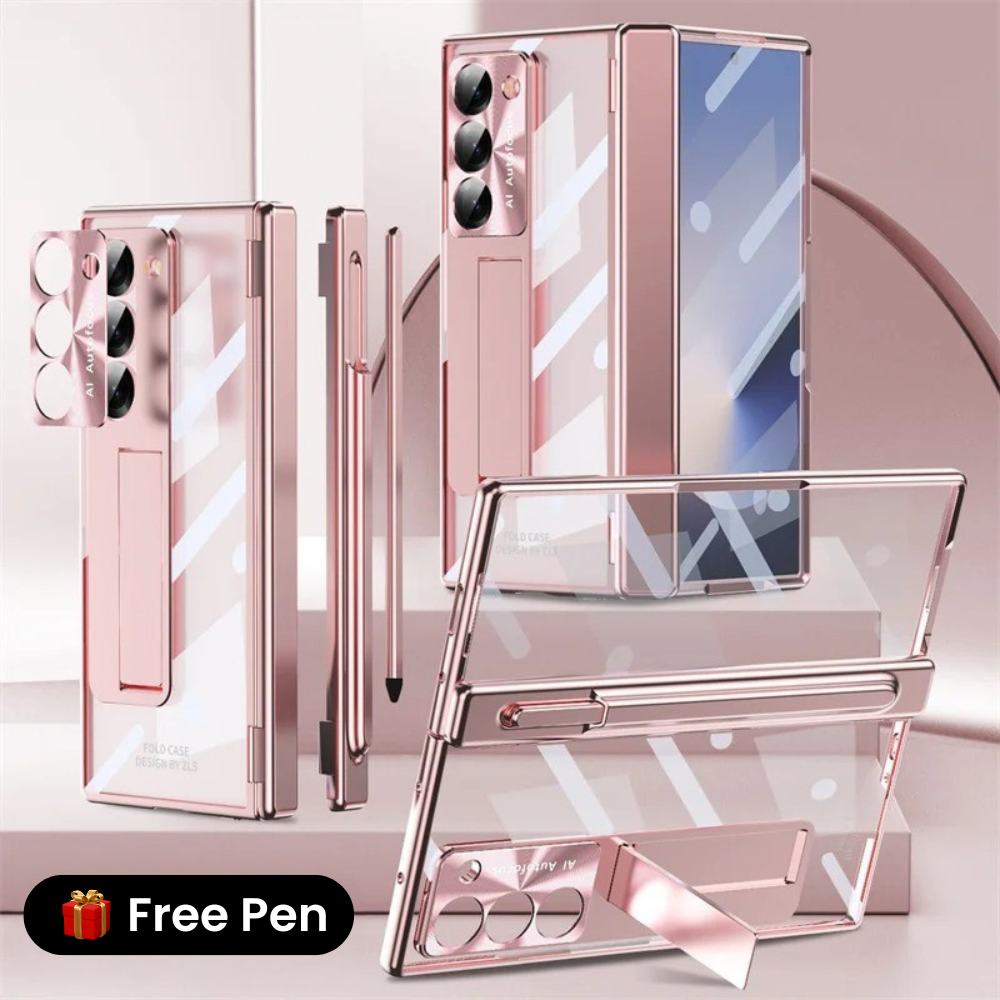 Transparent Kickstand Full Protection Case For Z Fold 6/5/4 Series