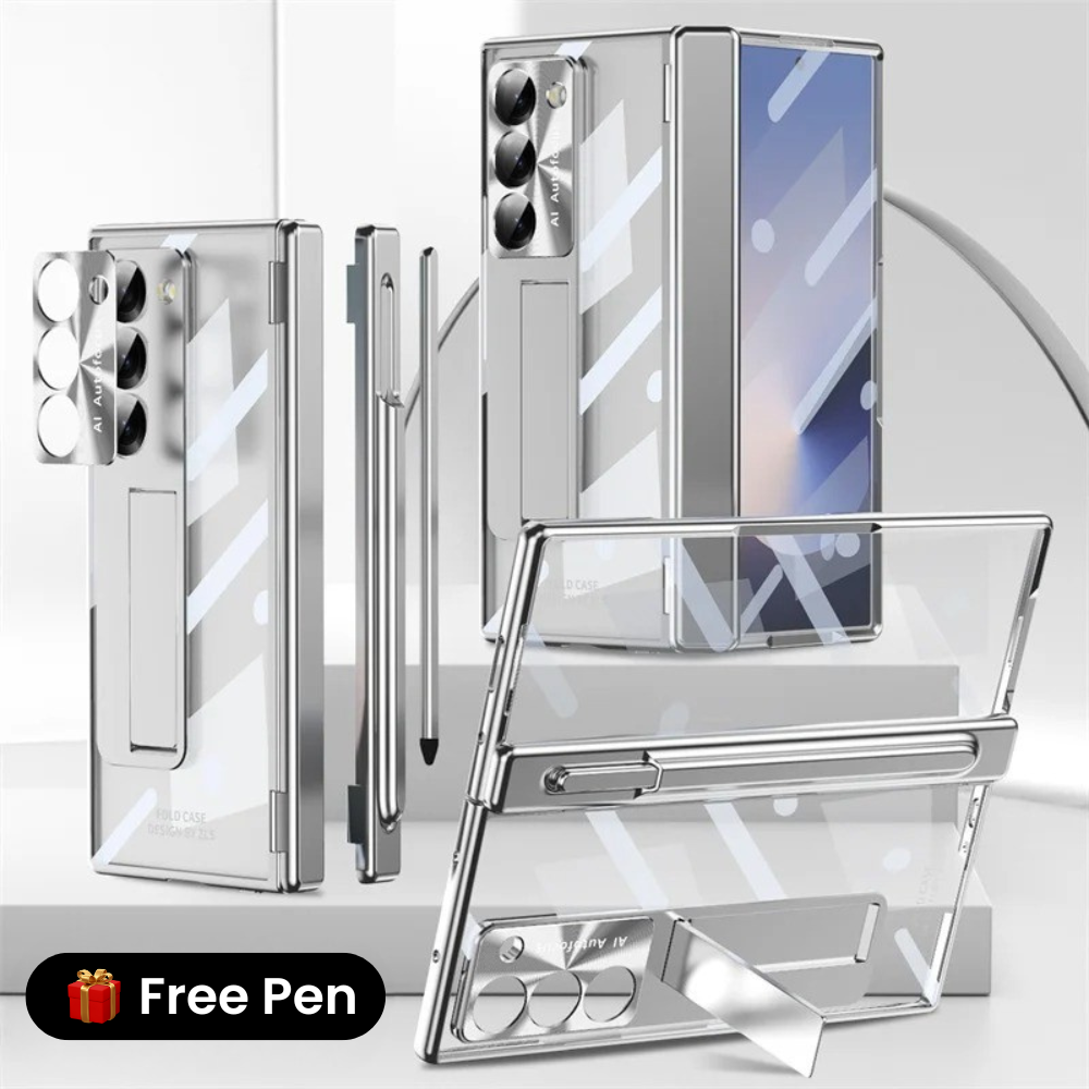 Transparent Kickstand Full Protection Case For Z Fold 6/5/4 Series
