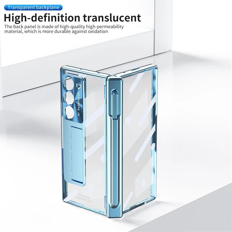 Transparent Kickstand Full Protection Case For Z Fold 6/5/4 Series