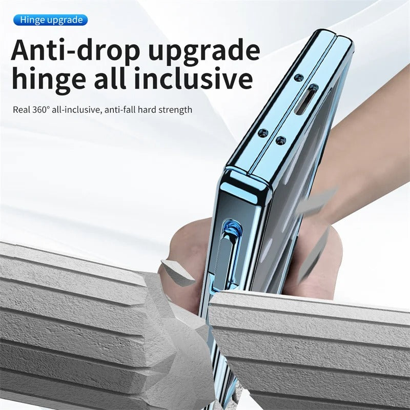 Transparent Kickstand Full Protection Case For Z Fold 6/5/4 Series