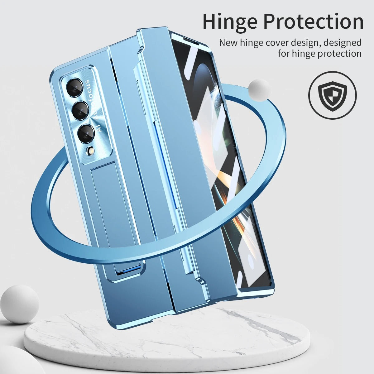 UltraGuard Armor Case with Pen Slot & Kickstand for Samsung Galaxy Z Fold 6, 5, 4