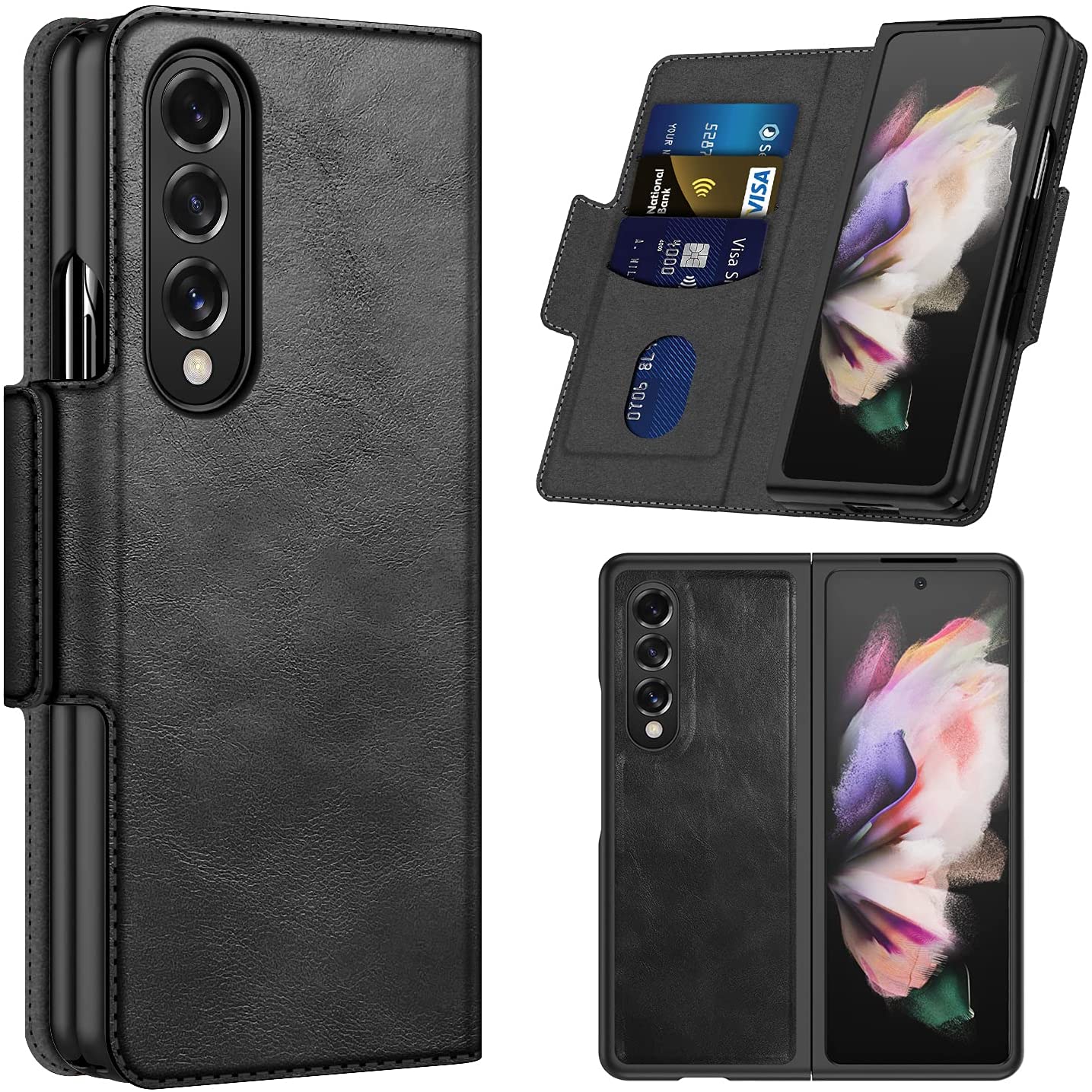 Luxury Flip Wallet Case (+Free pen)