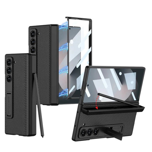 360 Magnetic Slim Bracket Case with Pen Holder For Samsung Galaxy Z Fold Series