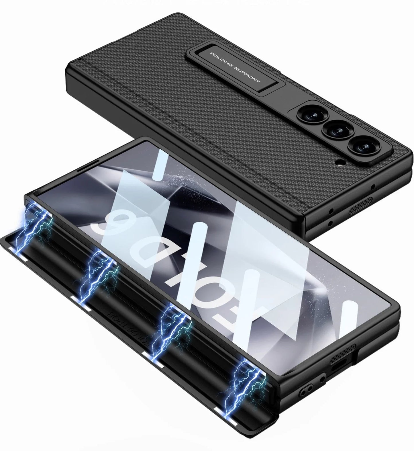 Magnetic Hinge Armor Case For Samsung Galaxy Z Fold Series