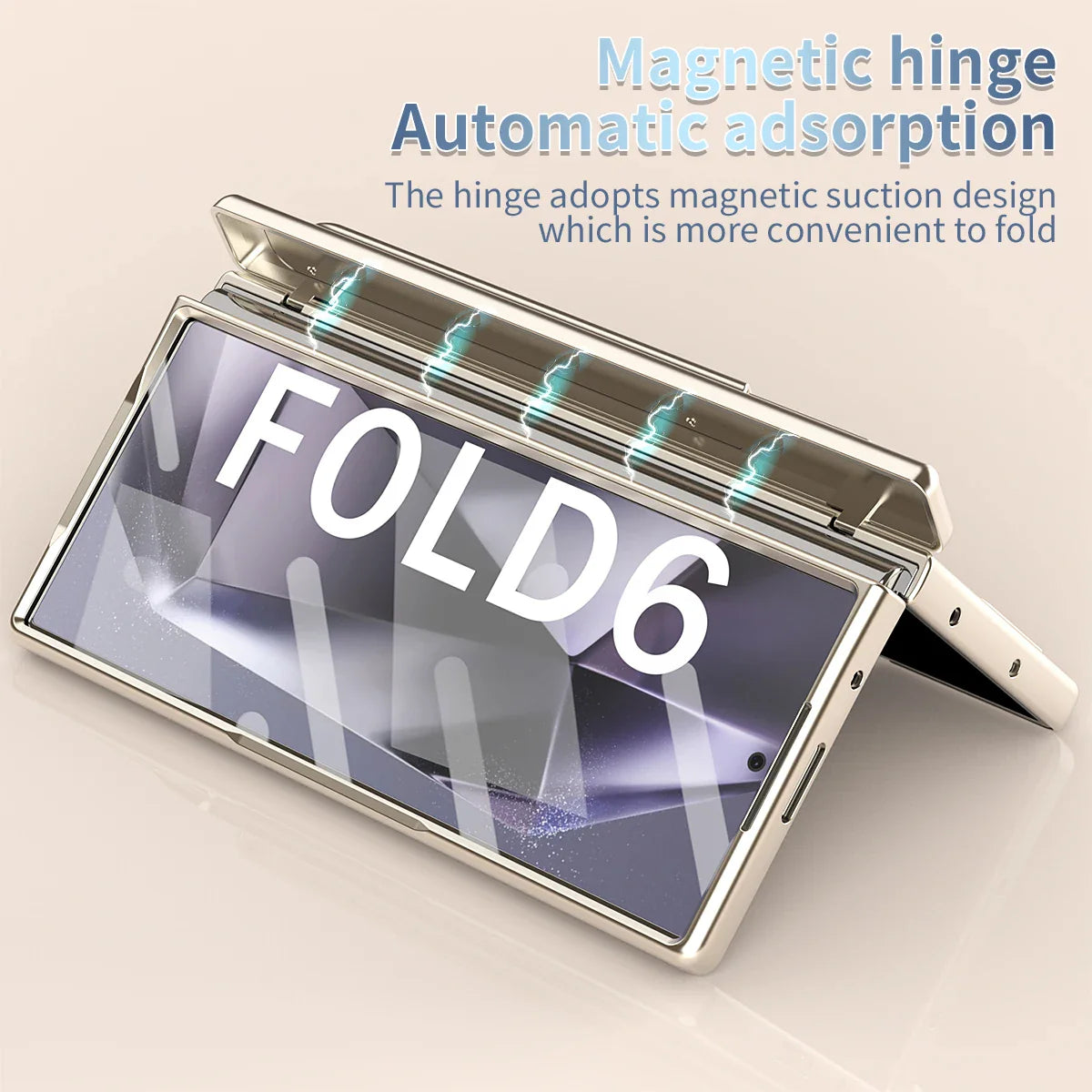 Z Fold 6 Magnetic Armor Case with Touch Pen & 360° Protection