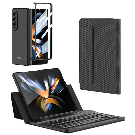 4 in 1 - Case + Flip Stand Cover +  Wireless keyboard (+FREE PEN)