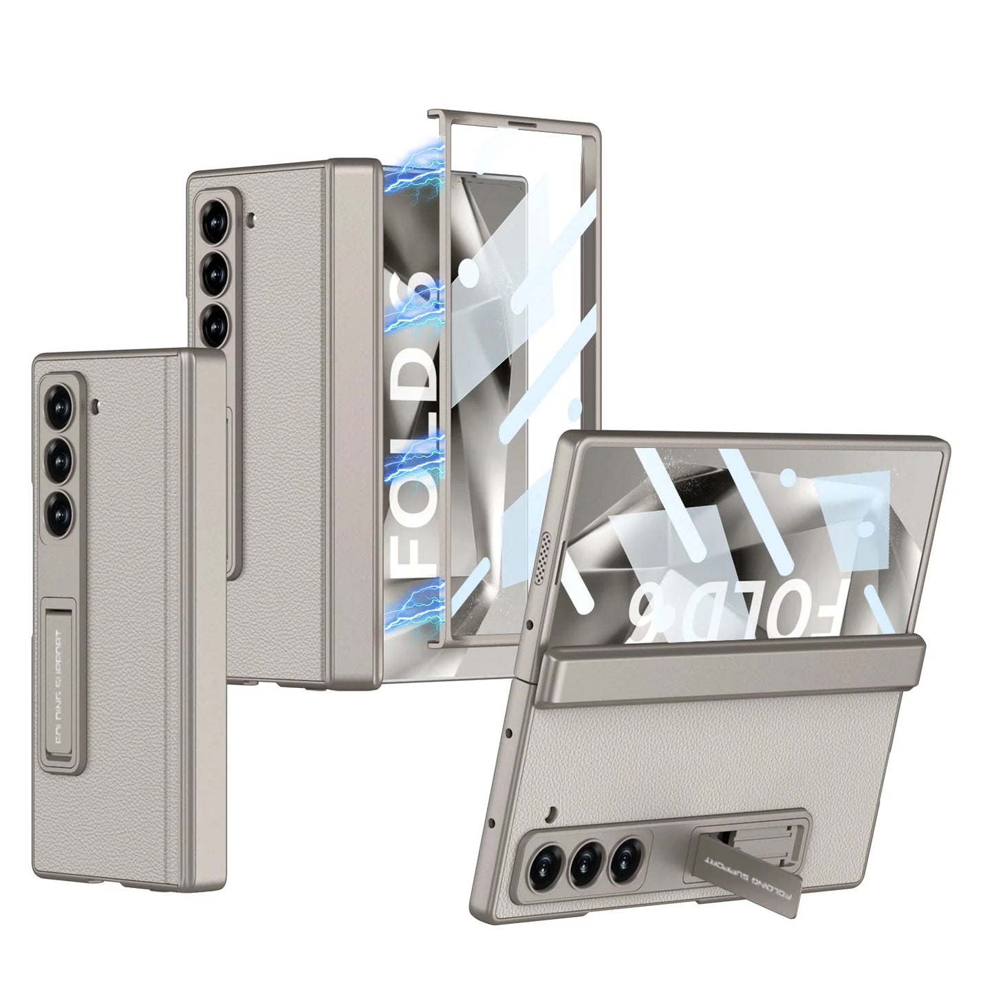 Magnetic Hinge Armor Case For Samsung Galaxy Z Fold Series