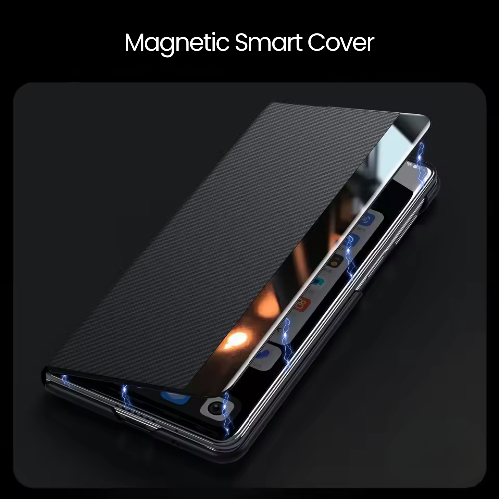 CarbonLedger Wallet Case for Samsung Galaxy Z Fold 8 Ultra, 7, 6, 5 & 4