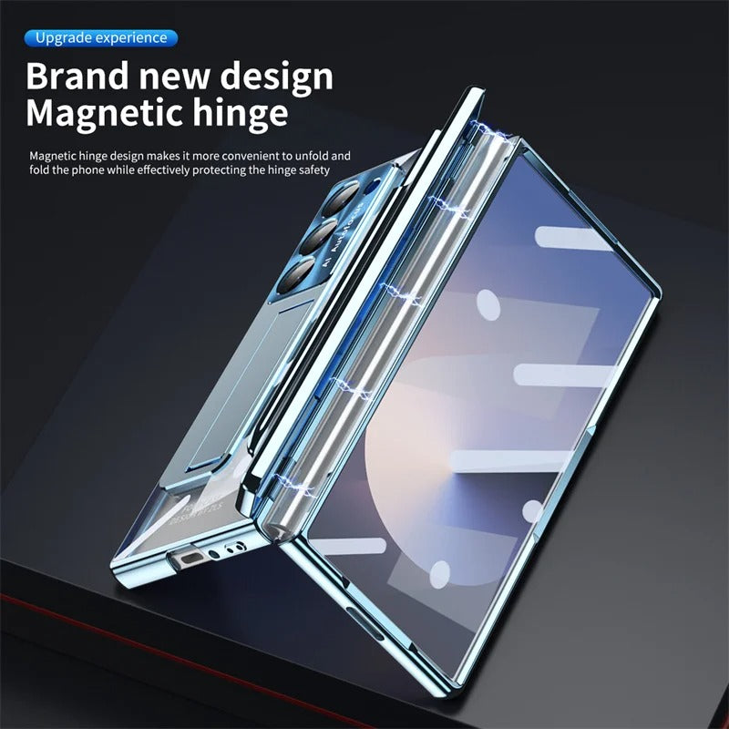 Transparent Kickstand Full Protection Case For Z Fold 6/5/4 Series