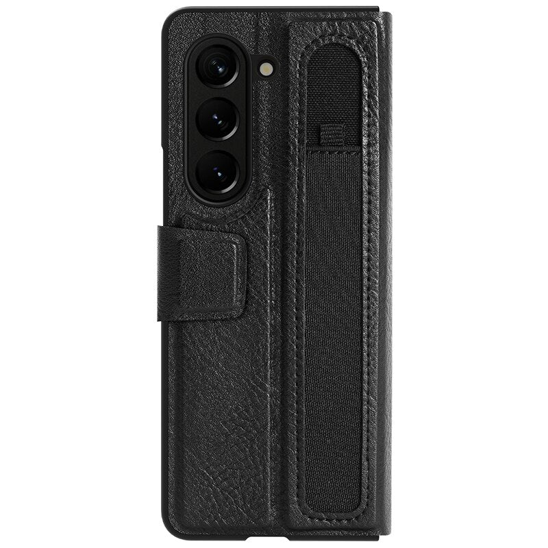 Luxury Leather Business Case for Samsung Galaxy Z Fold 5