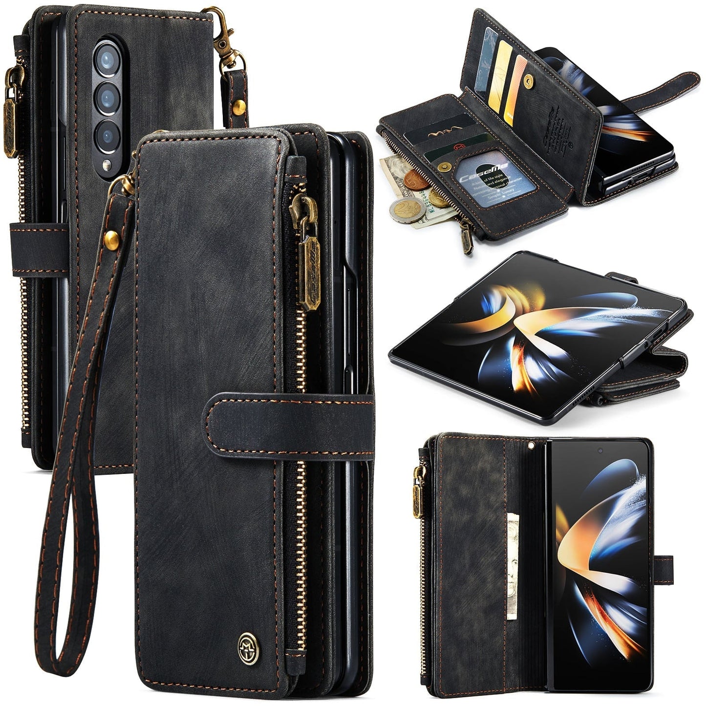 Luxury Flip Wallet Case