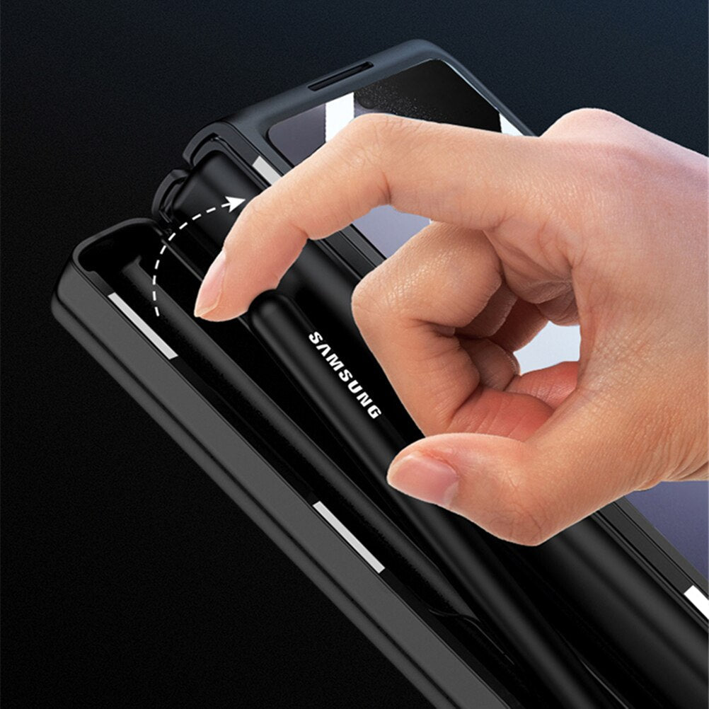 360 Magnetic Slim Bracket Case with Pen Holder For Samsung Galaxy Z Fold 5