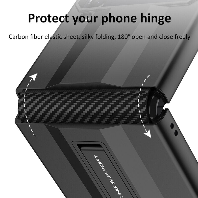 Luxury Matte Hinge Protector Case