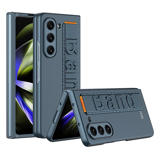 Shockproof Wrist Band Matte Case for Samsung Galaxy Z Fold 5