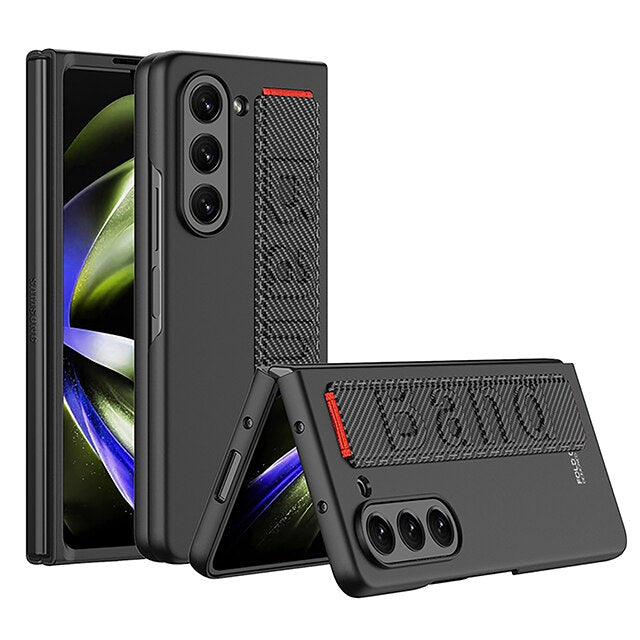 Shockproof Wrist Band Matte Case for Samsung Galaxy Z Fold 5