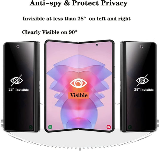 Anti-Peeping Front & Back Screen Privacy Protector